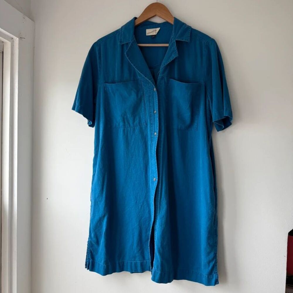 Mini Button-up Shirt Dress